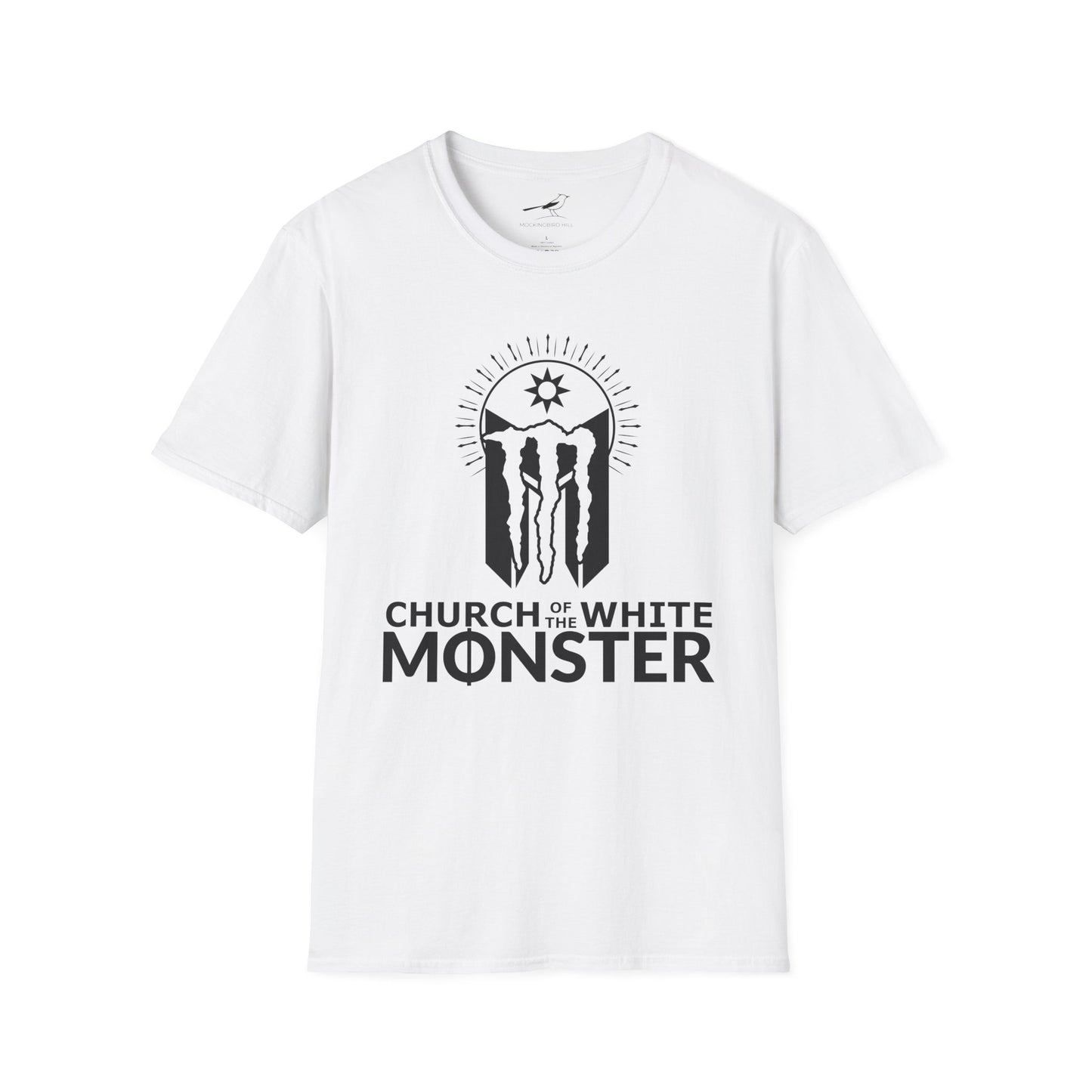 "Church of the White Monster" Unisex Softstyle T-Shirt