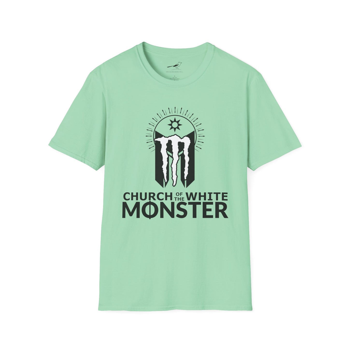 "Church of the White Monster" Unisex Softstyle T-Shirt