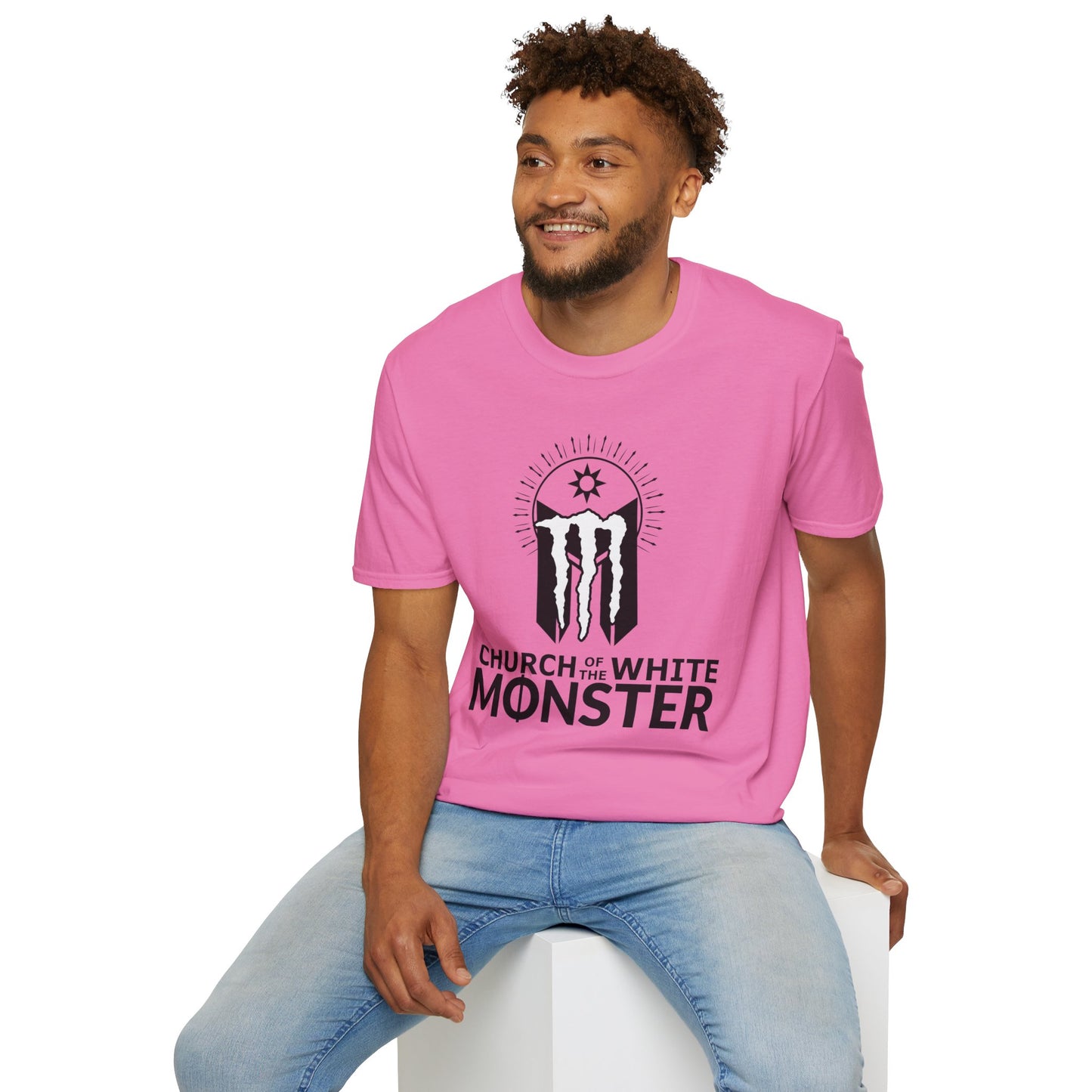 "Church of the White Monster" Unisex Softstyle T-Shirt