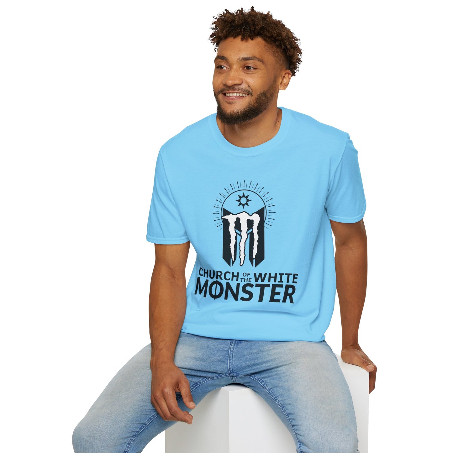 "Church of the White Monster" Unisex Softstyle T-Shirt